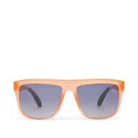 Jett Traveler Sunglasses Matte-Shiny Peach Crystal Fade-Blue Gradient - Front View