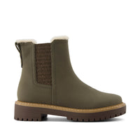 Bennet Kids Boot Canteen Nubuck PU with Faux Fur - Side View