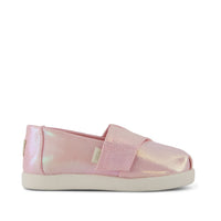 Alpargata Classic Toddler Shoe Pink Quartz Iridescent Twill - Side View